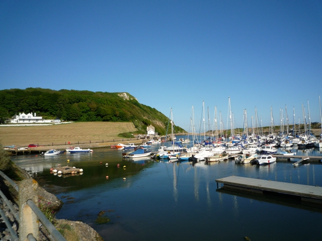 The yacht club at Axmouth harbour
