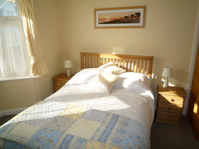 Front bedroom in Carisbrooke self catering holiday cottage