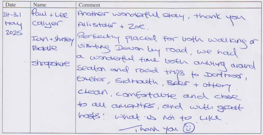 Guest book page 84b
